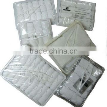 dry cotton towel packed by tray used for airline