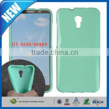 C&T Soft Gel Flexible TPU Silicone Skin Case Cover for Alcatel One Touch Idol 2S 6050Y