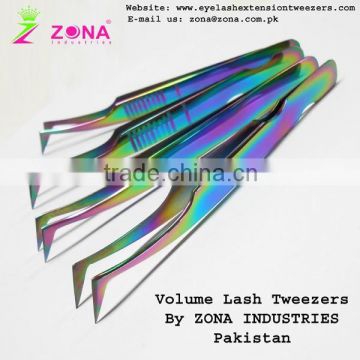 Volume Lash Tweezers / Lashes Tweezers / Buy Eyelash ExtensionTweezers Under Custom Brand Name From ZONA PAKISTAN
