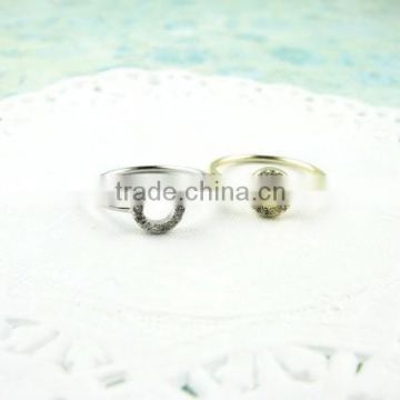 Wholesale 925 Sterling Silver CZ Circle Ring