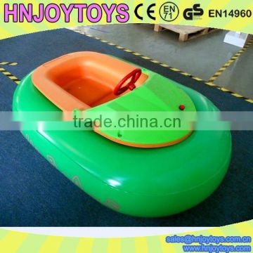2014 Hot selling summer promotion inflatable used water bumper boats for sale battery operated bumper boat