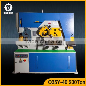 Chinese Q35Y Hydraulic Stainless steel Ironworker , Hydraulic Stainless steel Ironworker