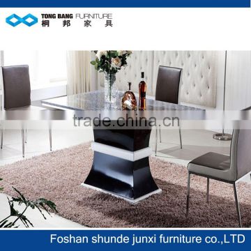 heavy duty marble dining table with MDF base