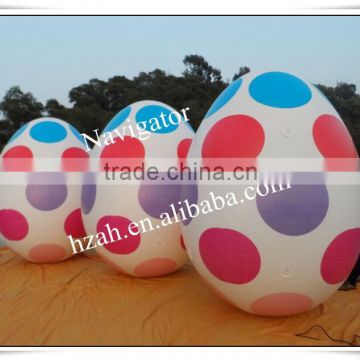 Colorful Pvc Helium Egg Balloon Decoration