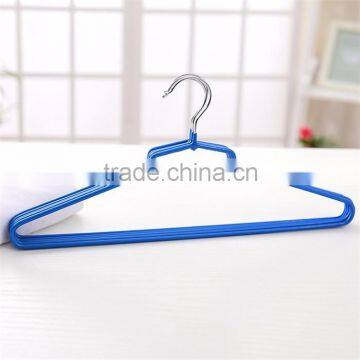 China manufacture best selling Metal+PVC clothes hanger factory