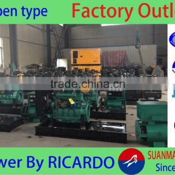 AC three phase output type Ricardo power engine 100kw diesel consumption for generator
