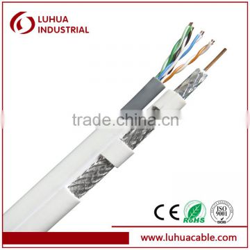 COMBO cable RG6 coaxial cable with CAT5e LAN cable