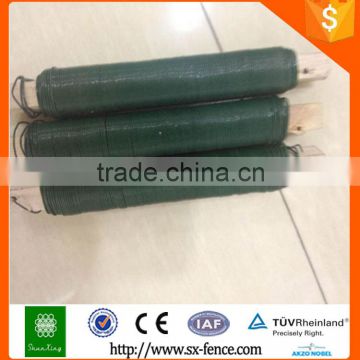 Green PVC Coated Wire / PVC Coated Iron Wire /PVC Coated Binding Wire
