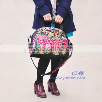 canvas embroidery handbag/tote bag for lady brandname handbag