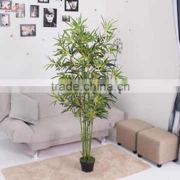 Cheap beautiful decorative plastic artificial tree bamboo leaves branches