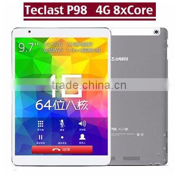 Original Teclast P98 4G FDD LTE Phone Call Tablet PC MT8752 Octa Core 64Bit 9.7inch Retina Screen 2048*1536 2GB/32GB Android 4.4