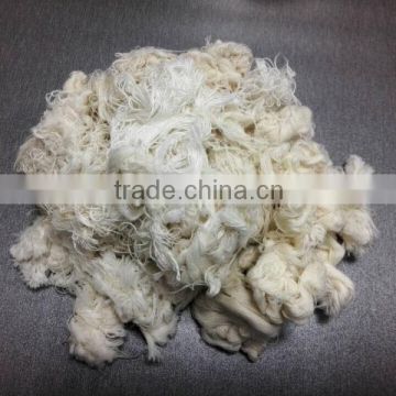 0.9USD 100% cotton white wiping waste for cotton swabs