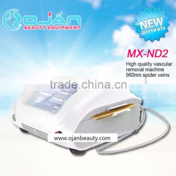 Facial 980nm spider vein removal laser vascular removal machine medical devices