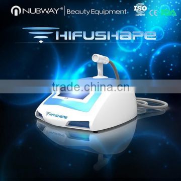 2015 new design portable HIFUSHAPE slimming beauty device high intensity focused ultrasound hifu