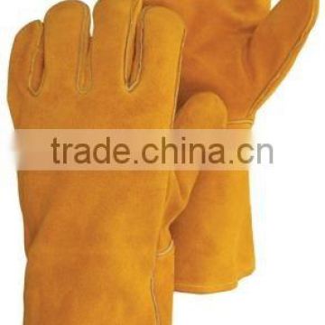 Safety cow grain leather welding gloves ZM710-G