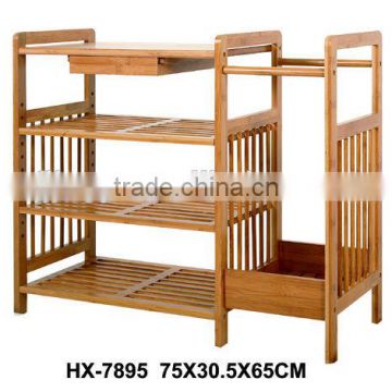 big bamboo shoes rack stand, cheap bamboo rack stand