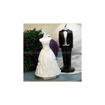 Groom And Bride Shape Wedding Candle