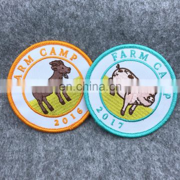 embroidery clothing brand name logo patch
