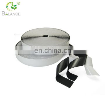 customized and size self-adhesive backing white sticky glue nylon & polyester  hook and loop tape