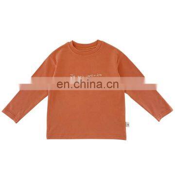 6641 Wholesale kids clothing baby girl stylish and simple cotton t shirt