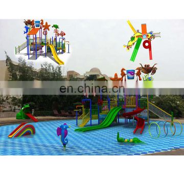 Supply with outdoor plastic water slides for kids