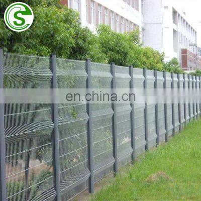 8 gauge decorative white color welded wire fence for boundary