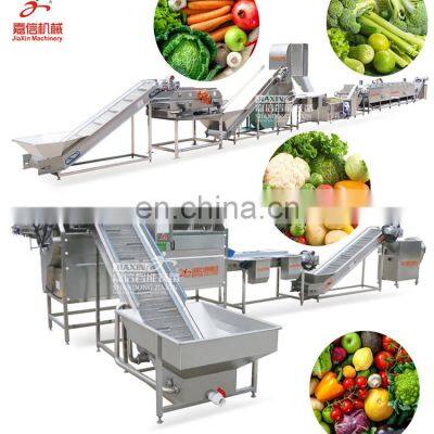 High efficiency lettuce washing cutting processing machine