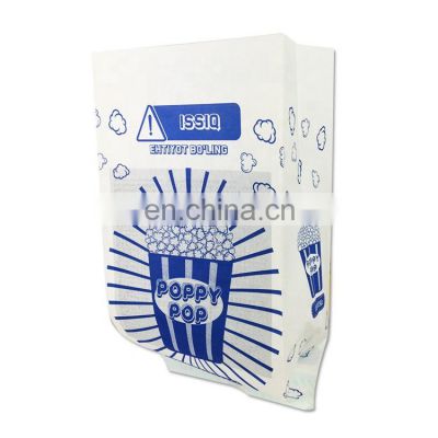 reusable custom logo printed pop corn sacs microwave popcorn paper bag packaging bag with seal