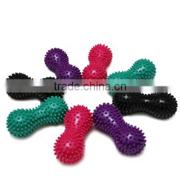 High quality PVC double hand foot spiky massage ball