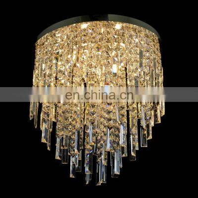 Small crystal ceiling mounted decoration lights bedroom living dining kitchen hallway decorative chandelier