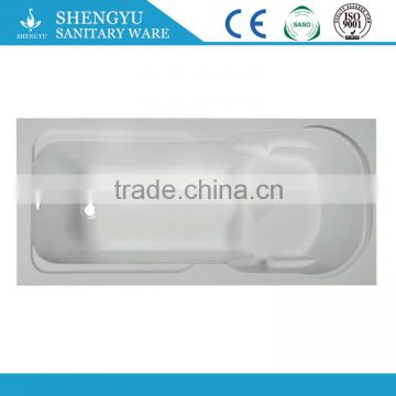 Chinese supplier best acrylic bathtub simple clear acrylic bathtub in cheap price