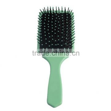 fashional paddle plastic custom hair brush with pattern