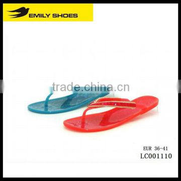 Hot lady shoe women pvc plastic jelly shoes