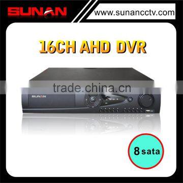 8Sata Hi3531 16 Channel AHD Hybrid icloud DVR with Hot xmeye software