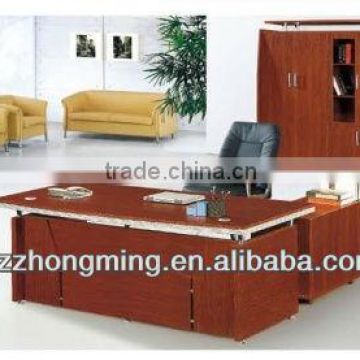 Modern Mahogany Wooden Office Reception Desk Office Furniture ED003