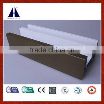 metal powder effect color pvc profile in CE approval quality