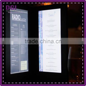 a4 menu cover / digital restaurant menu (Patent 2014-2-0239452.0) / fast food restaurants menu covers cheap
