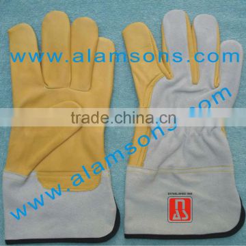 High Quality Leather Welders Gloves / TIG welding gloves