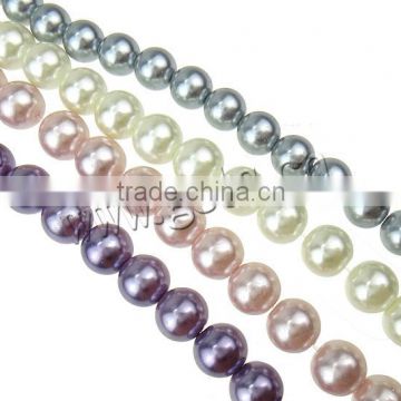 8mm glass pearl beads for jewelry making imitation pearls strands wholesale