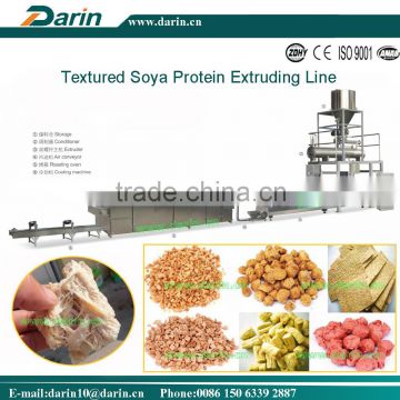 Twin Double Screw Extruder For Soya Protein Snacks
