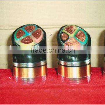 copper XLPE insulated PE braid shield electric cable