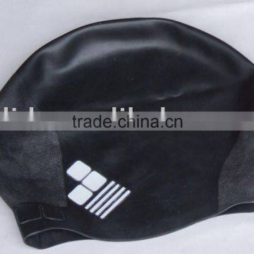 Wrinkle-free silicone swim cap