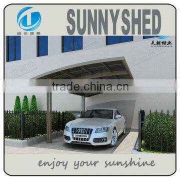 better than canvas canopy for car shed with polycarbonate carport aluminum frame