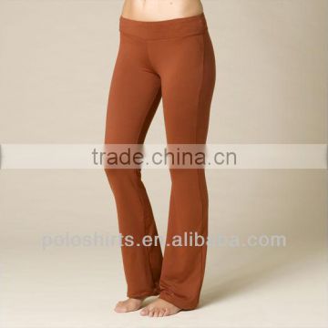 Ladies Cheap Micro Polyester Spandex Fitness Pants Yoga Wear for Women