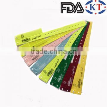KT-6070 pull-off promotion vinyl wristbands with CE & FDA
