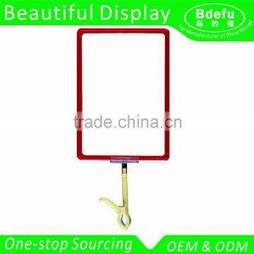 A4 paper plastic frame for advertising display