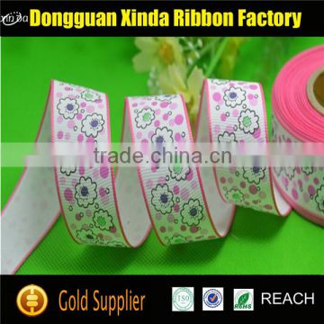 Factory Direct Colorful Pretty Polyester Silk Printed Ribbon