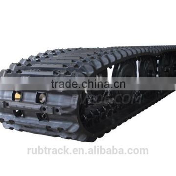 Rubber track for hagglund bv206