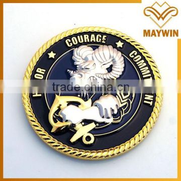 Promotional metal commemorative enamel coin