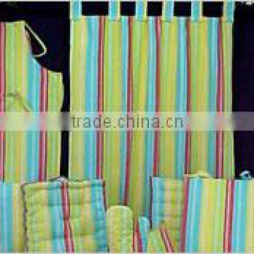 Woven Striped 100 % cotton Curtain